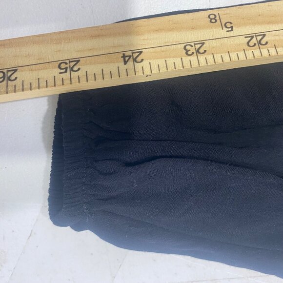 Chelsea & Violet Top Womens M Black Floral Embroidered Long Sleeve Boho Flowy - Picture 9 of 10